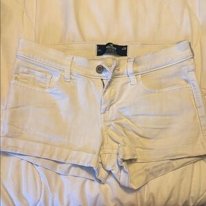 Hollister White Women's Denim Cutoff Shorts